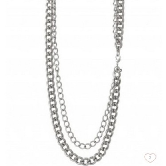 Stella & Dot | Versatile Timeless Elegance⚔️SILVER LUXE Curb Chains Reti… - Picture 3 of 13